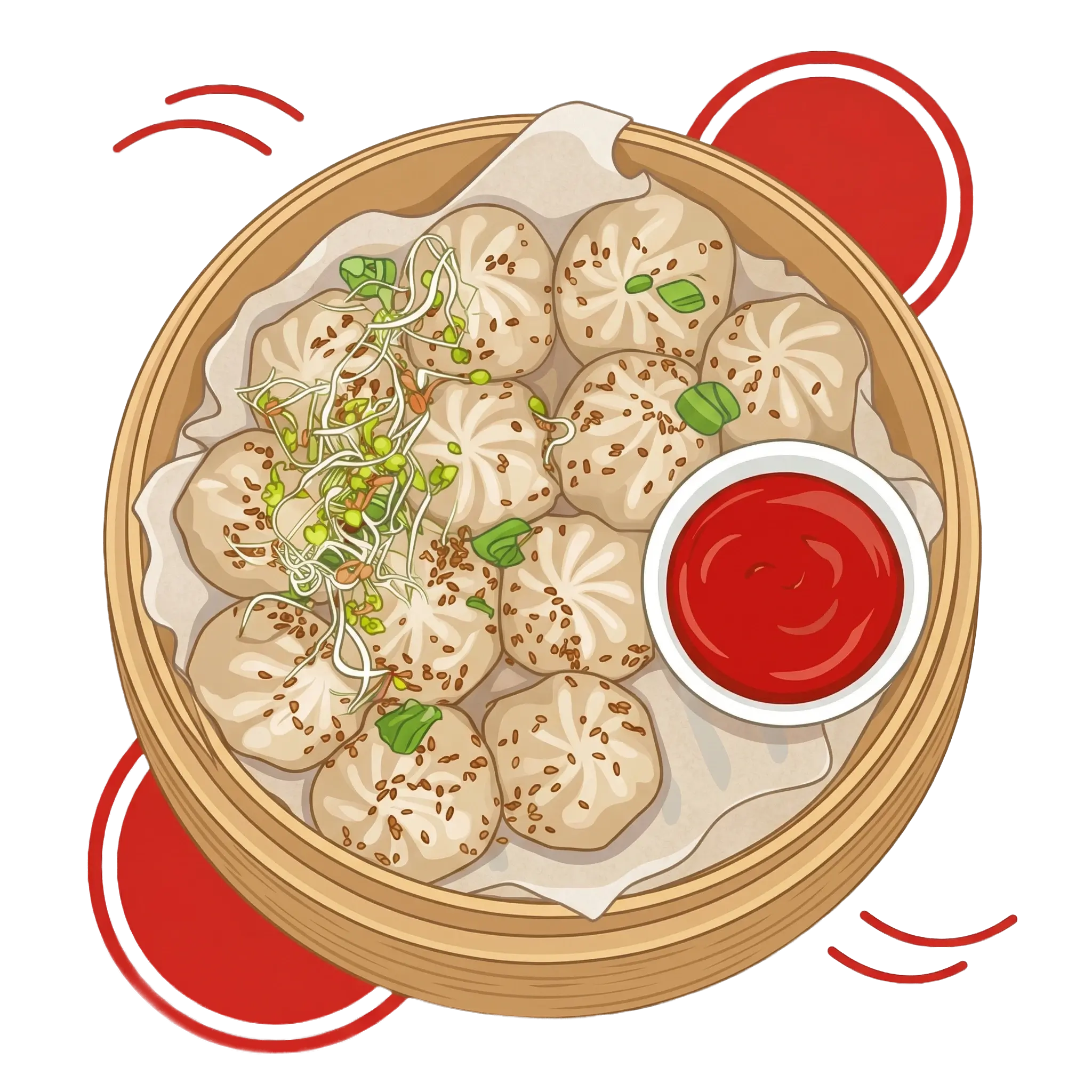 Autorskie danie ParaBoo inspirowane kuchnią azjatycką.