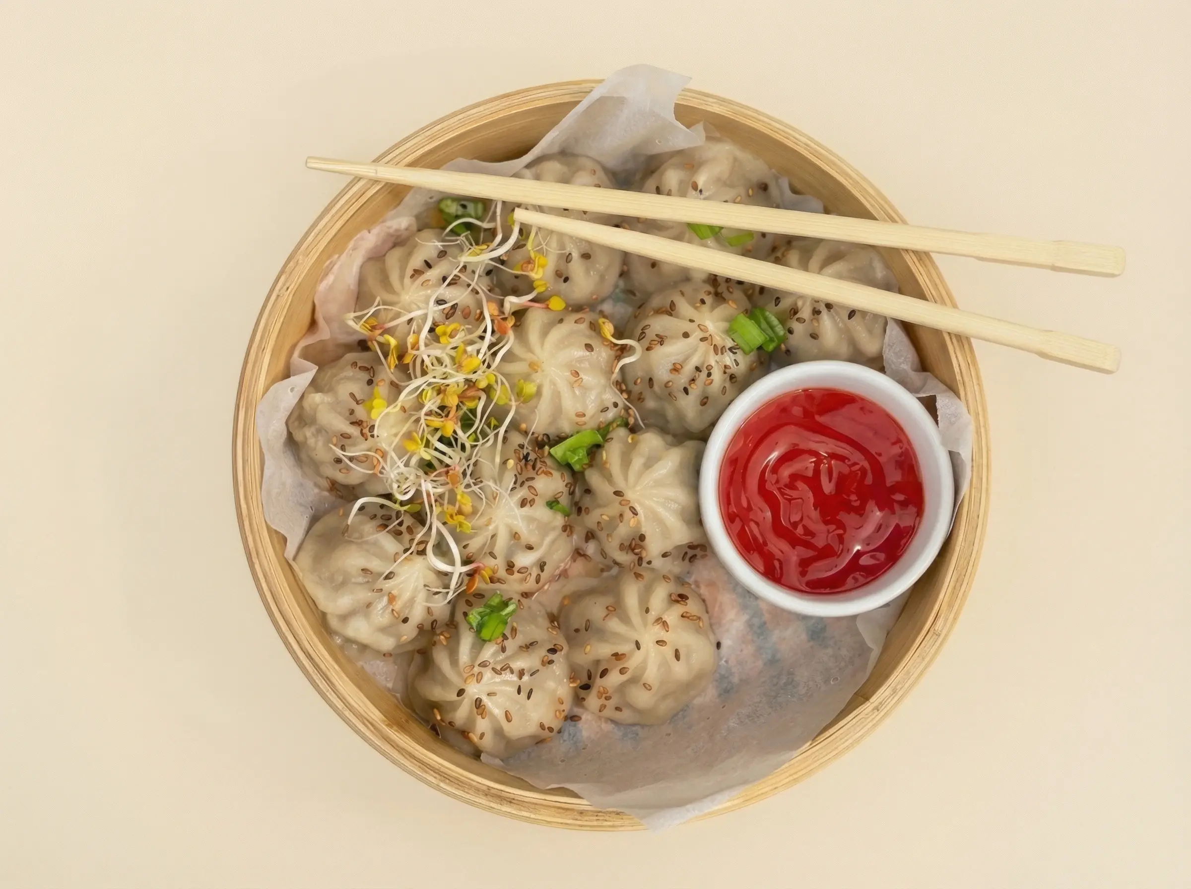 Xiao Long Bao wołowina chilli.